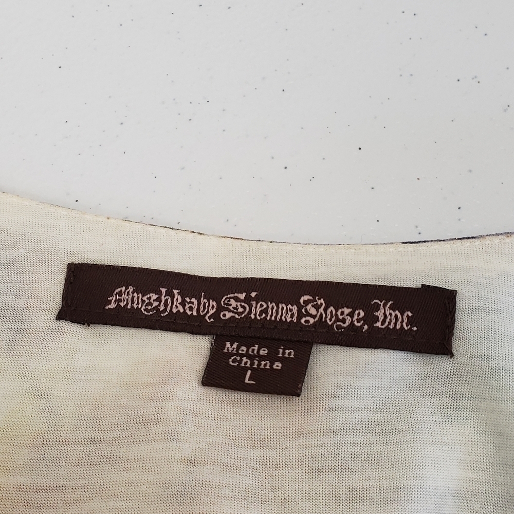 Mushka by Sienna Rose Womens Layered Sleeveless Tunic Size Large - Picture 4 of 5